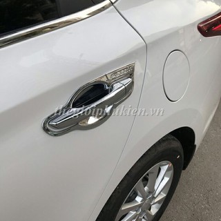 [Hàng mới về] Bộ ốp tay nắm, hõm cửa xe dành cho xe Hyundai Accent 2018-2019 mạ Crom