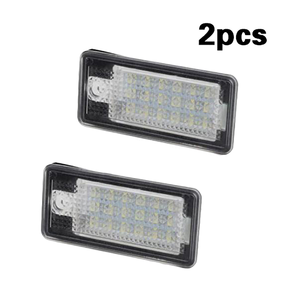 Set 2 Đèn Led Gắn Biển Số Xe Ô Tô Audi A3 S3 A4 S4 A6 C6 A8 S8 Q7 7x3.2x1.7cm