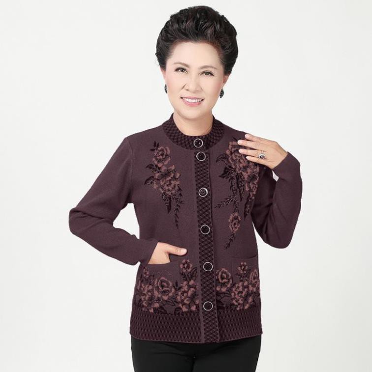 ÁO KHOÁC LEN CHO BÀ_LEN KHÔNG CỔ | BigBuy360 - bigbuy360.vn