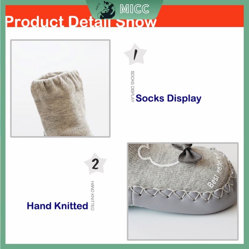 Đôi vớ kiểu giày mềm mại nhiều màu sắc tùy chọn đáng yêu dành cho em bé