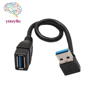 Cáp Nối Dài Usb 3.0 90 Độ Dài 20cm