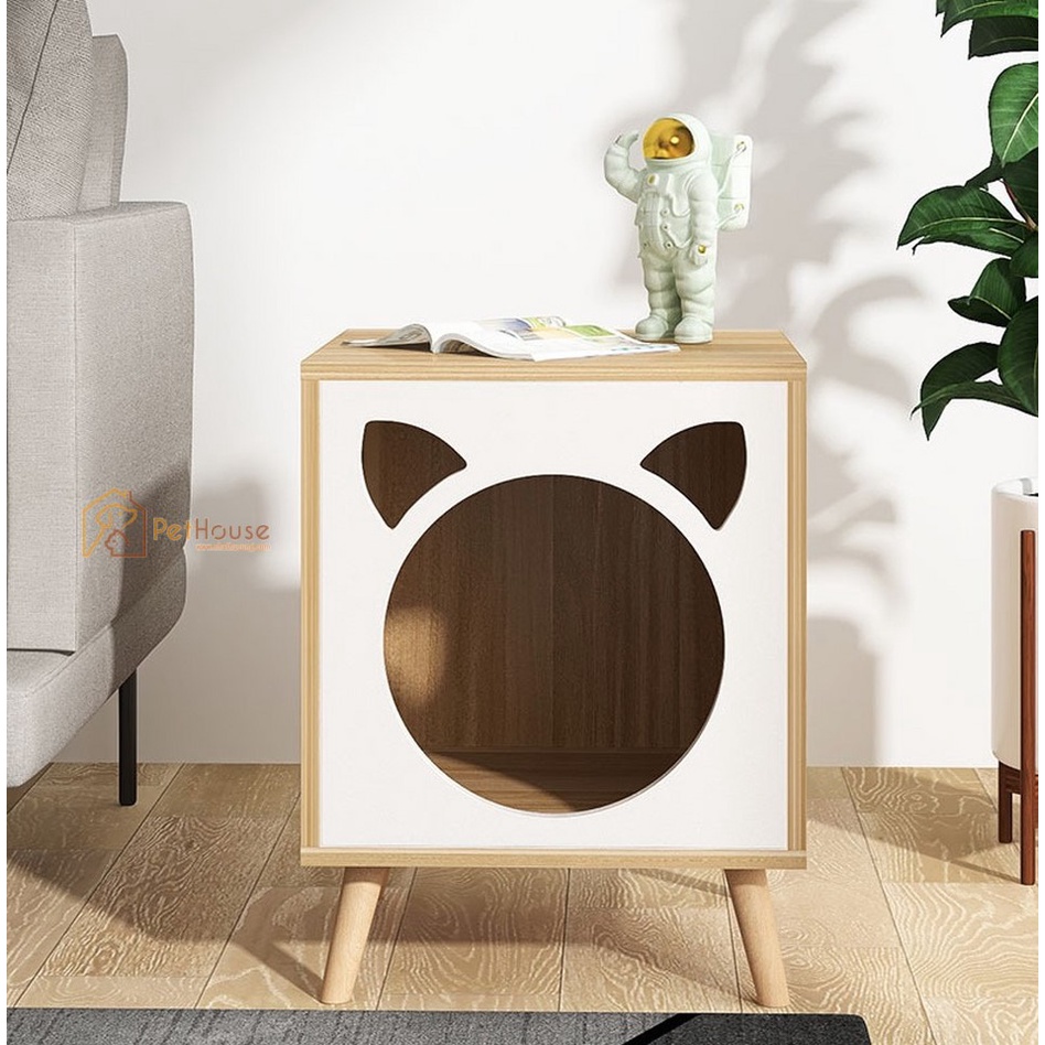 Nhà cho mèo ngủ kết hợp tủ đựng đồ đa năng tiện dụng sản xuất bởi pethouse