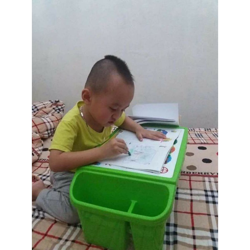 🌹Bàn học nhựa đa năng,bàn học cho bé có khay đựng sách bút.