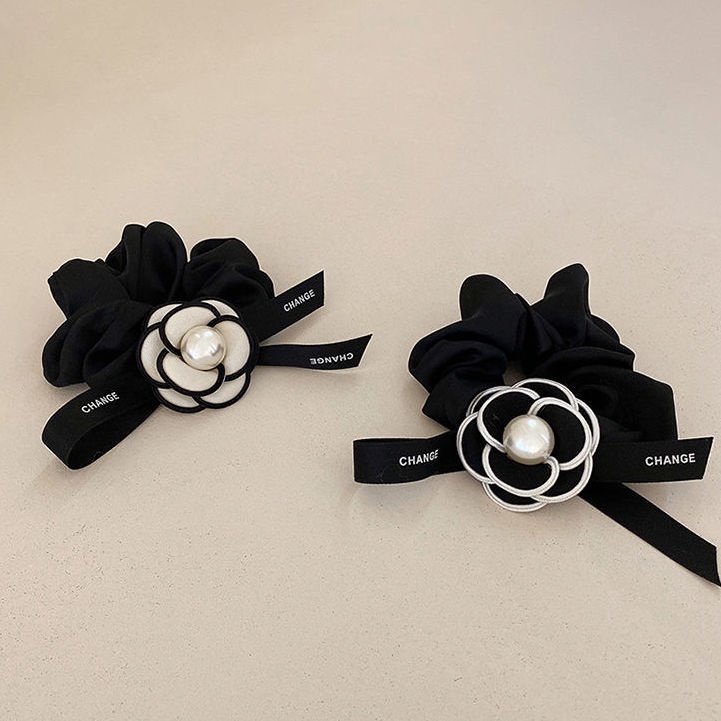 Dây Cột Tóc Cao Su Phối Nơ Thời Trang Mùa Thu Cho Bé Gái