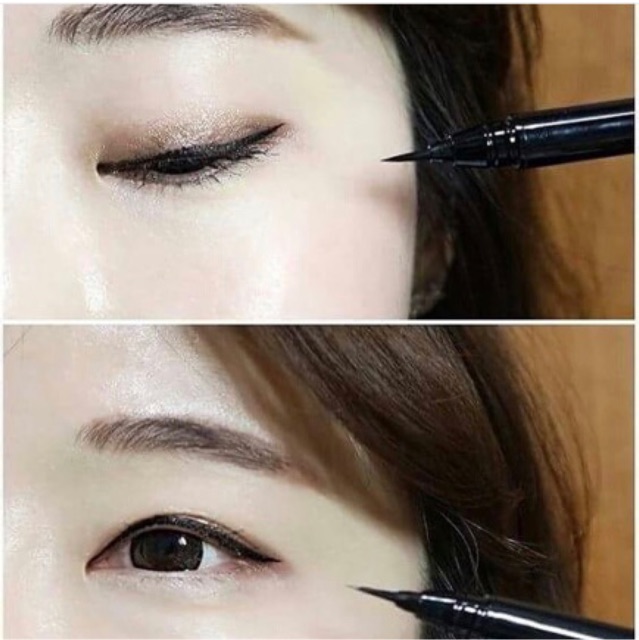 Bút dạ kẻ mắt Karadium WATERPROOF BRUSH LINER BLACK