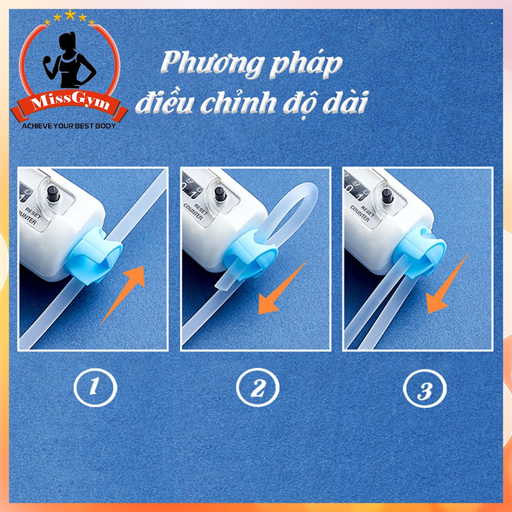 (Xả kho sốc)Dây nhảy thể dục Deli đa năng đếm số vòng tự động, đốt mỡ nhanh, tập mọi lúc mọi nơi