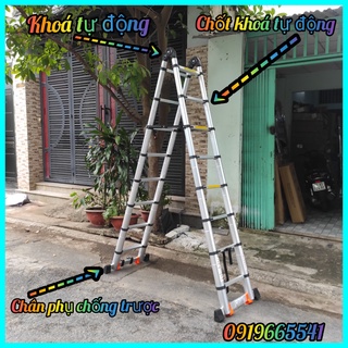 Thang nhôm rút đôi chữ A NAKATA New 2021