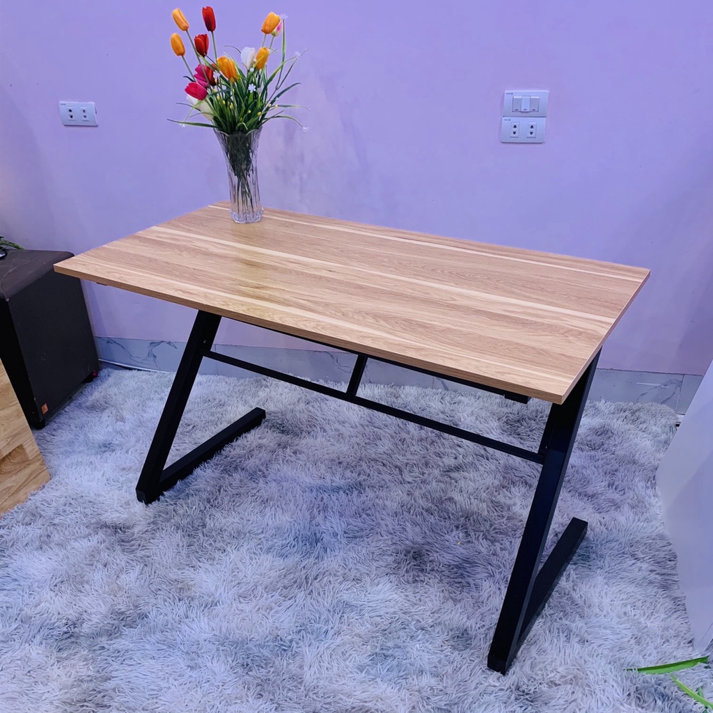 Bàn chữ Z, bàn làm việc & bàn gaming kích thước KT 120X60 chân sắt sơn tĩnh điện chắc chắn lắp ráp dễ dàng