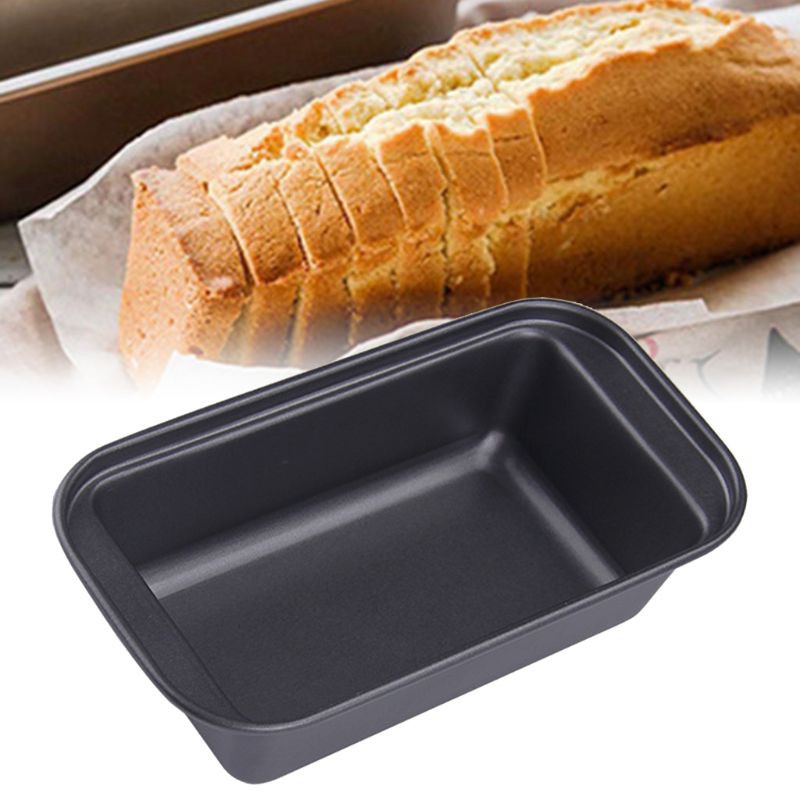 Khuôn Nướng Bánh Mì Chống Dính Hình Chữ Nhật Bằng Thép Carbon