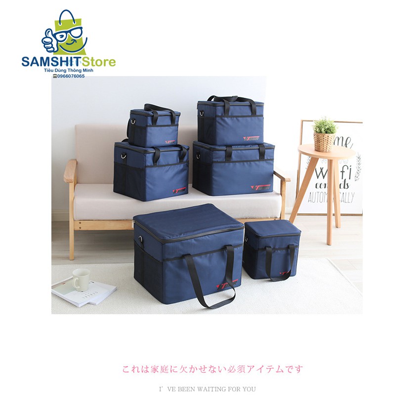 Túi Giao Hàng 37L, Túi Giữ Nhiệt Nóng Lạnh Chuyên Dụng Cho Nhà Hàng, Đi Du Lịch, Cắm Trại, Picnic - GD17