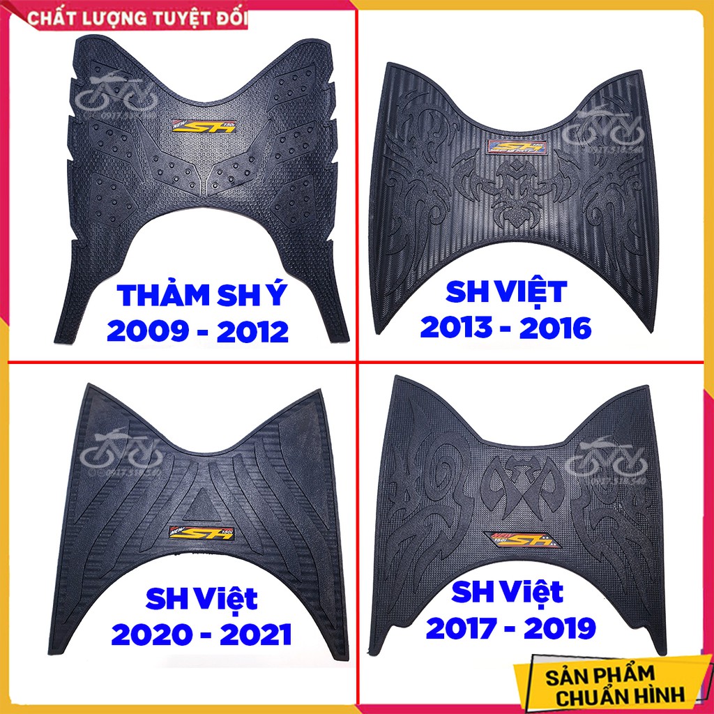 Thảm Lót Sàn Sh Ý 2009 - 2012, SH Việt 2013 - 2021, SH Mode 2020 - 2021, Vision 2021