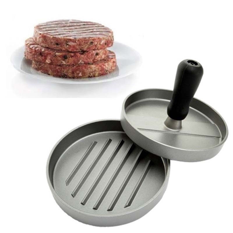 Khuôn Làm Bánh Hamburger Bằng Hợp Kim Nhôm Đường Kính 12cm 12cm