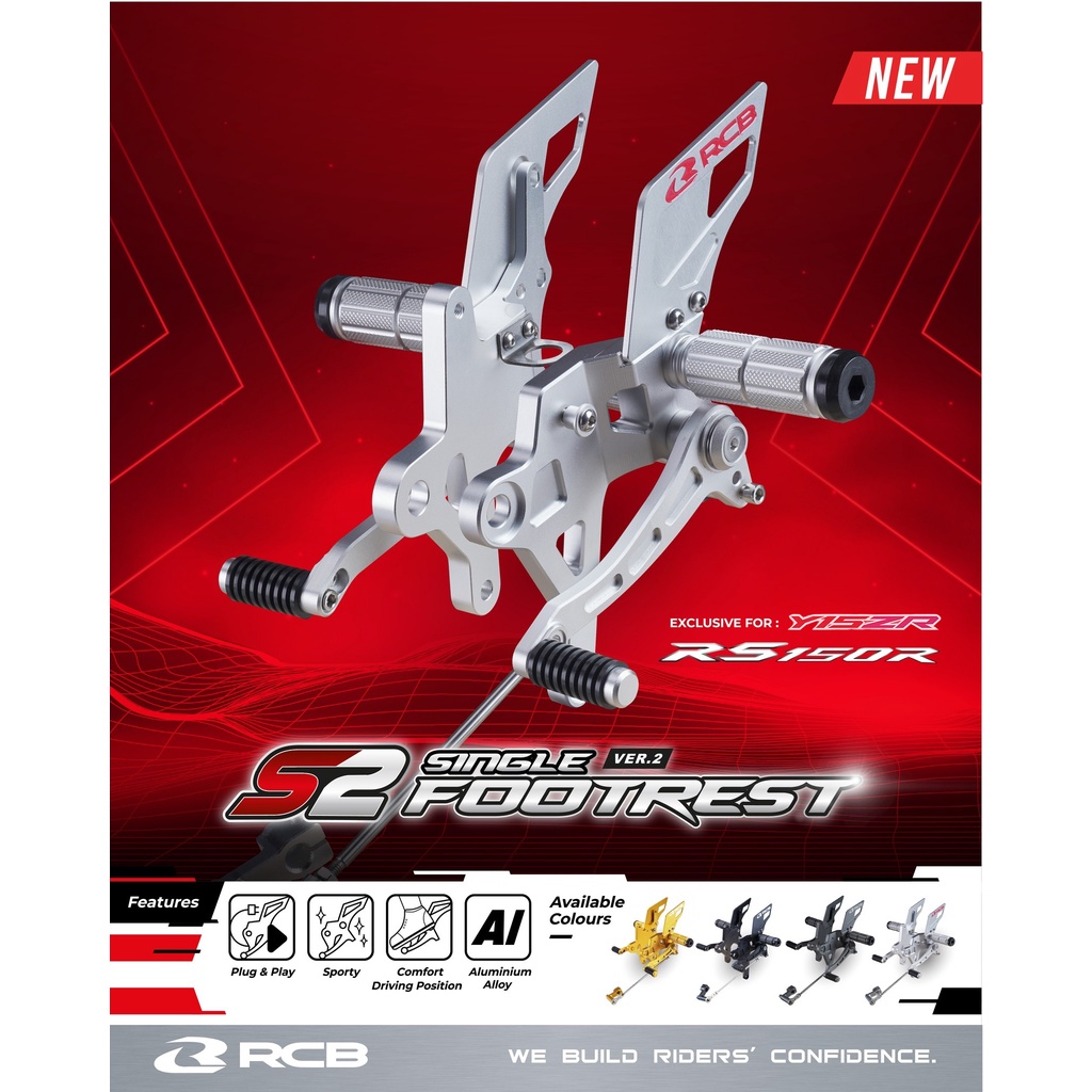 số gãy đơn RCB cnc WINNER / WINNER X chính hãng RACINGBOY S2 V2