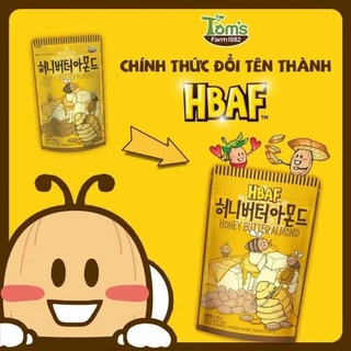 HẠNH NHÂN MẬT ONG HBAF HÀN QUỐC 120G