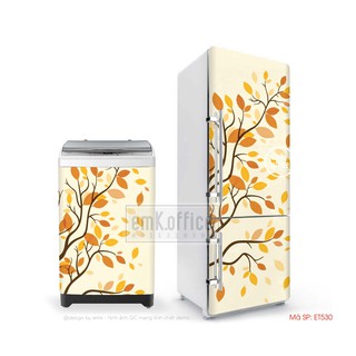 Miếng dán tủ lạnh - chất liệu decal chống thấm - mã ET530