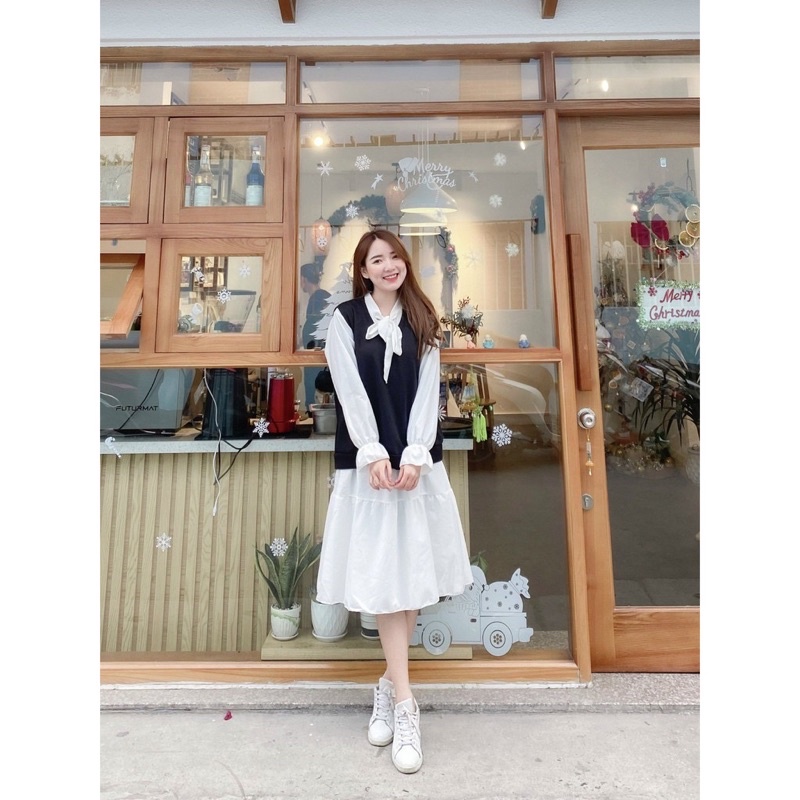 Váy babydoll kèm gile ( Ảnh thật) | BigBuy360 - bigbuy360.vn