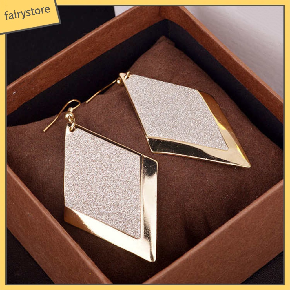 Khuyên tai kiểu dáng hình học thòi trang cho nữ