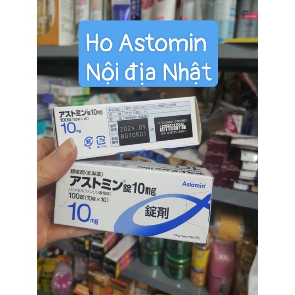 Viên uống hỗ trợ giảm viêm họng Astomin 10mg Nội địa Nhật Bản