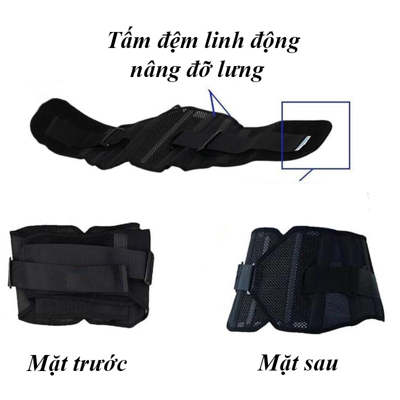 Đai Nịt Bụng - Đai Lưng Cột Sống Cải Thiện Thoái Hóa Cố Định Lưng