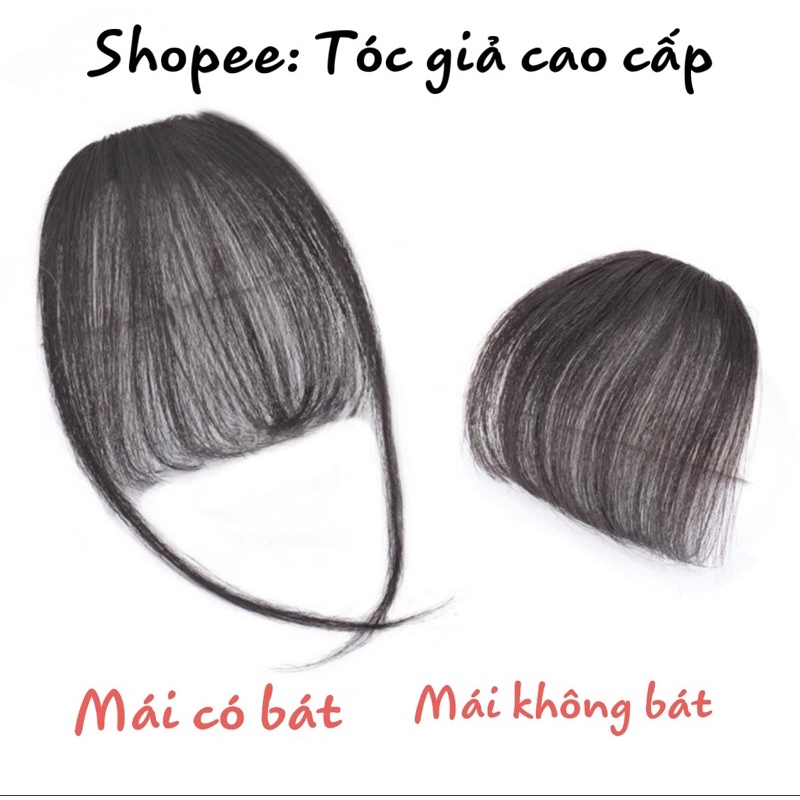 Mái thưa tóc thật ❤️FREESHIP❤️ Mái thưa hàng dệt tay tóc thật 100%