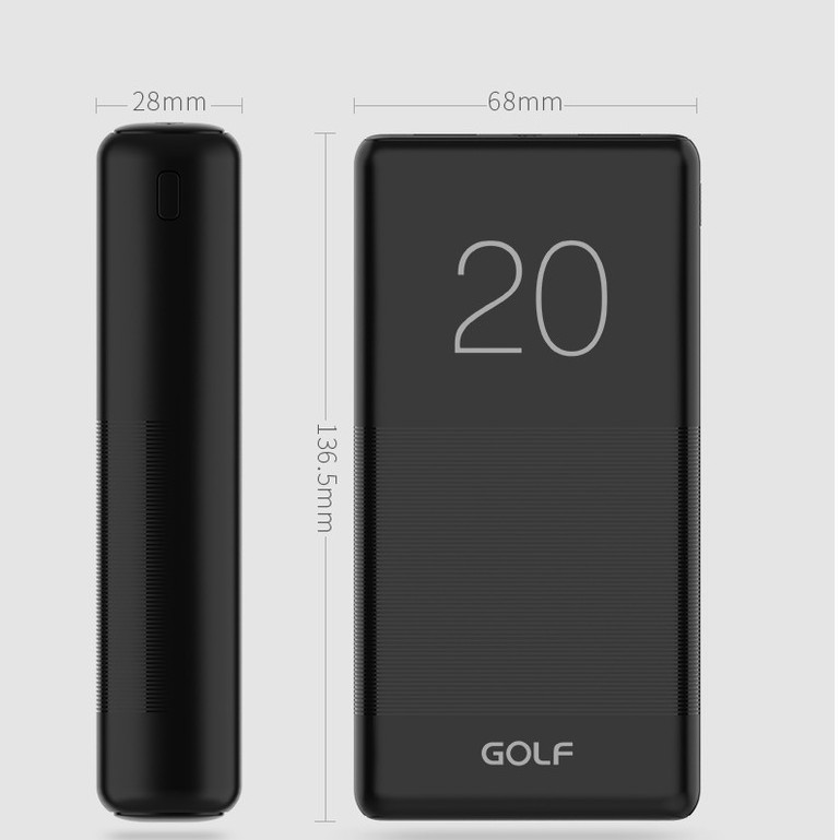 Pin sạc dự phòng Golf Candy G81 20000mAh/3.7V (New)