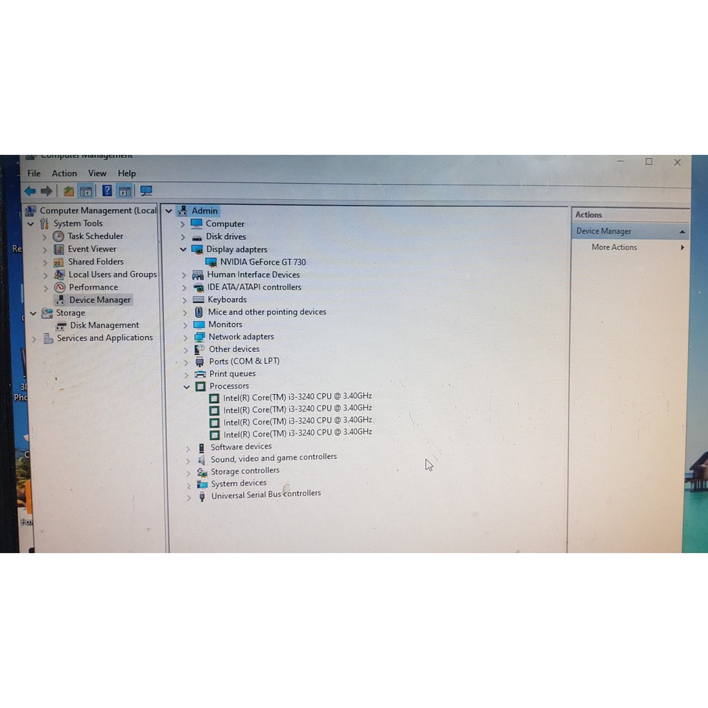 Bộ máy tính I3 3240 ram 8gb ssd 120GB vga 730 2GB D3 màn hình 24 inch Philip LED | BigBuy360 - bigbuy360.vn