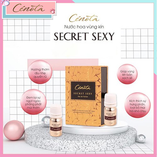 Nước hoa vùng kín Cenota Secret Sexy, Nước hoa vùng kín làm mê mệt các chàng