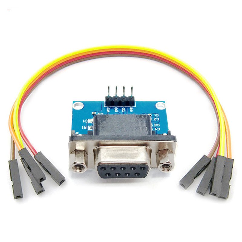 Mô Đun Chuyển Đổi Max3232 RS232 Sang TTL DB9 Kèm 4 Dây Cáp