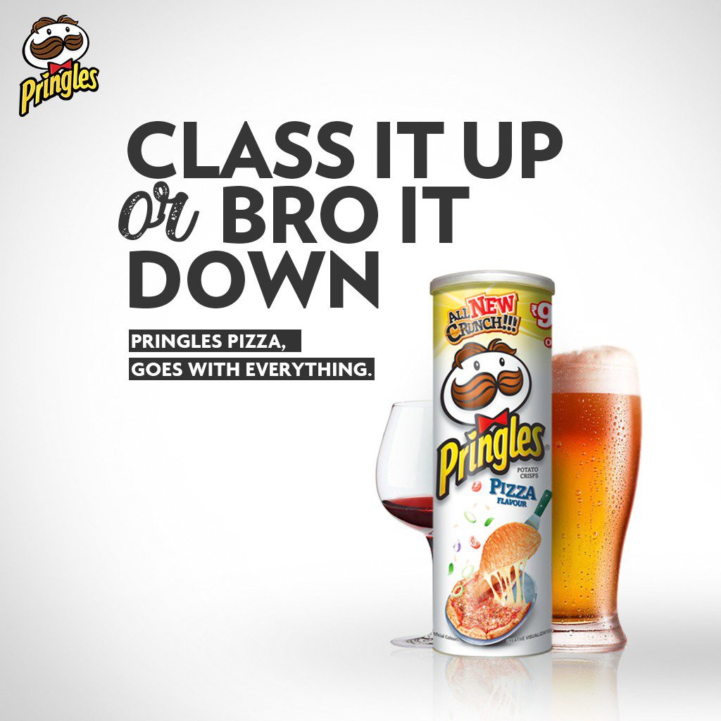 Khoai tây ống các loại Pringles, Slide