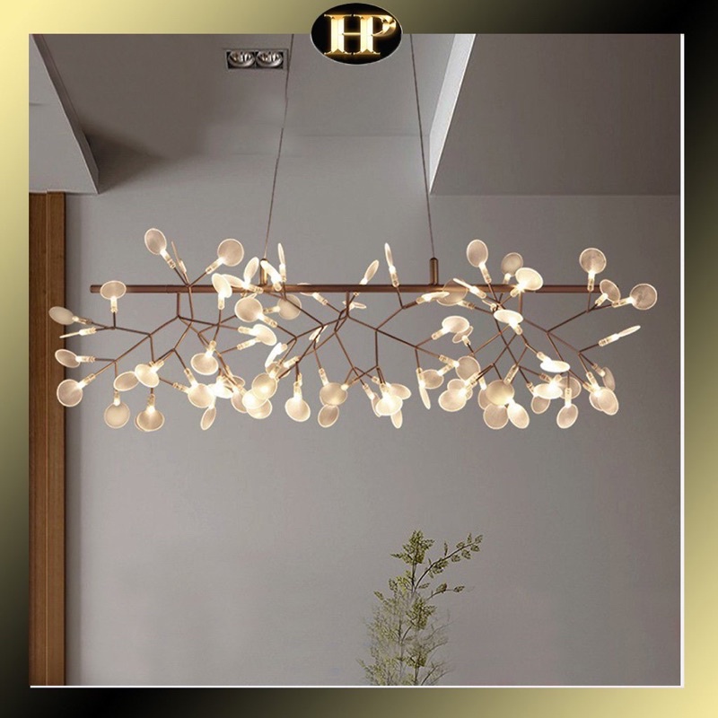 Đèn thả phòng khách, đèn chùm trang trí 81 lá