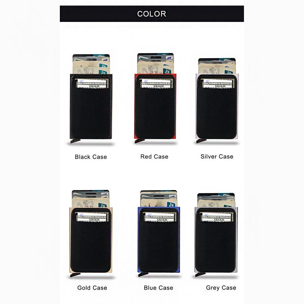 Ví Đựng Thẻ Chống Trộm Thông Minh Phong Cách Cổ Điển Cho Nam Và Nữ