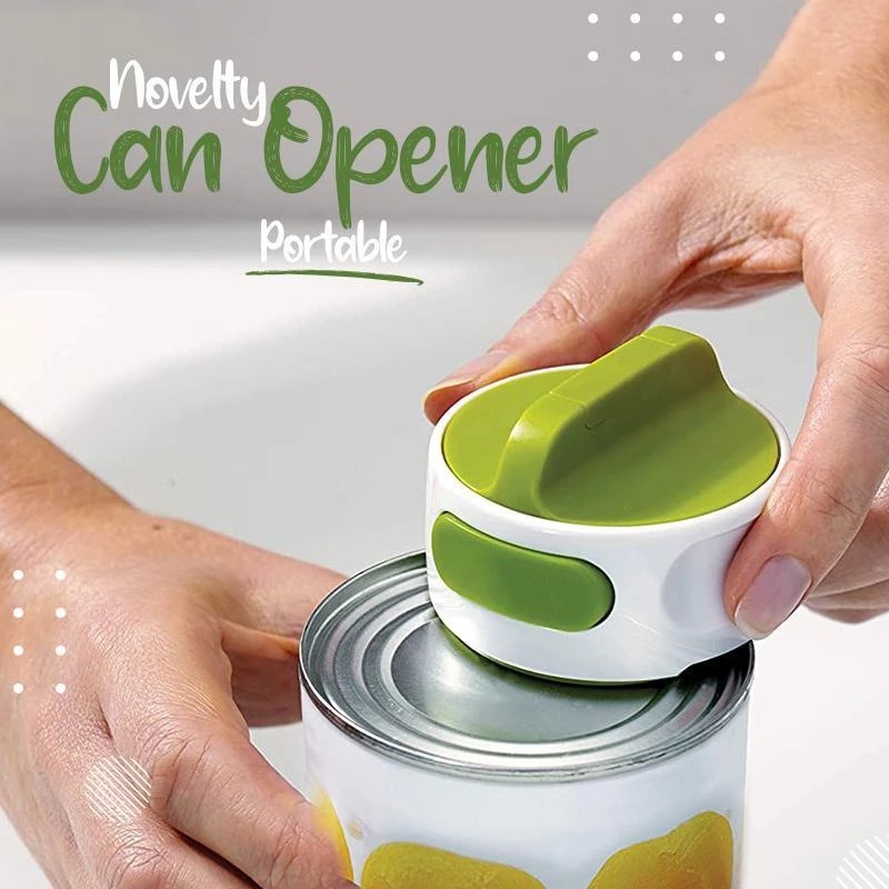Dụng cụ mở nắp lon hộp dạng vặn tiết kiệm công sức không bị thương thiết kế nhỏ gọn tiện lợi