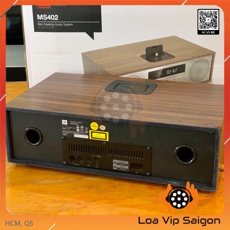 Box loa JBL MS402, 2 toàn dải 6ohm15w cực xịn, vân gỗ Óc Chó