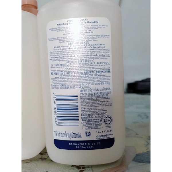 Sữa tắm Johnson's PH 5.5  _750ml