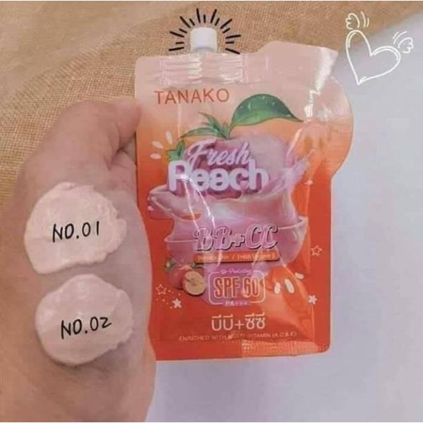 Kem nền trái đào TANAKO Fresh Peach Thái Lan | BigBuy360 - bigbuy360.vn