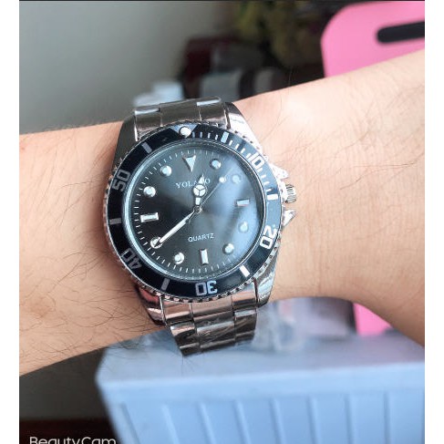 Đồng hồ nam dây thép YOLAKO đẳng cấp phái mạnh