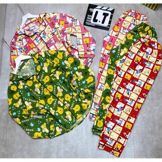 Đồ bộ pijama hoạ tiết đáng yêu