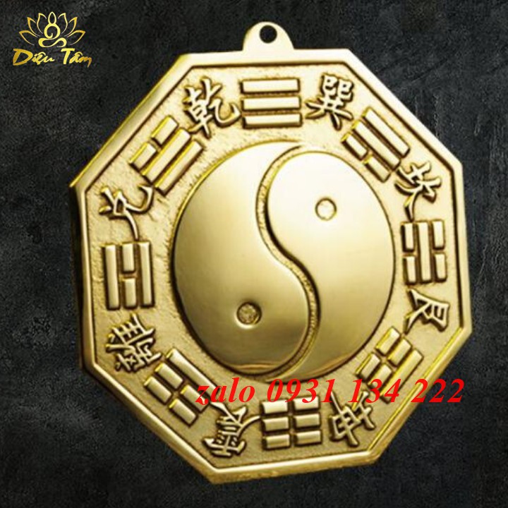 gương bát quái phong thủy đồng nguyên chất