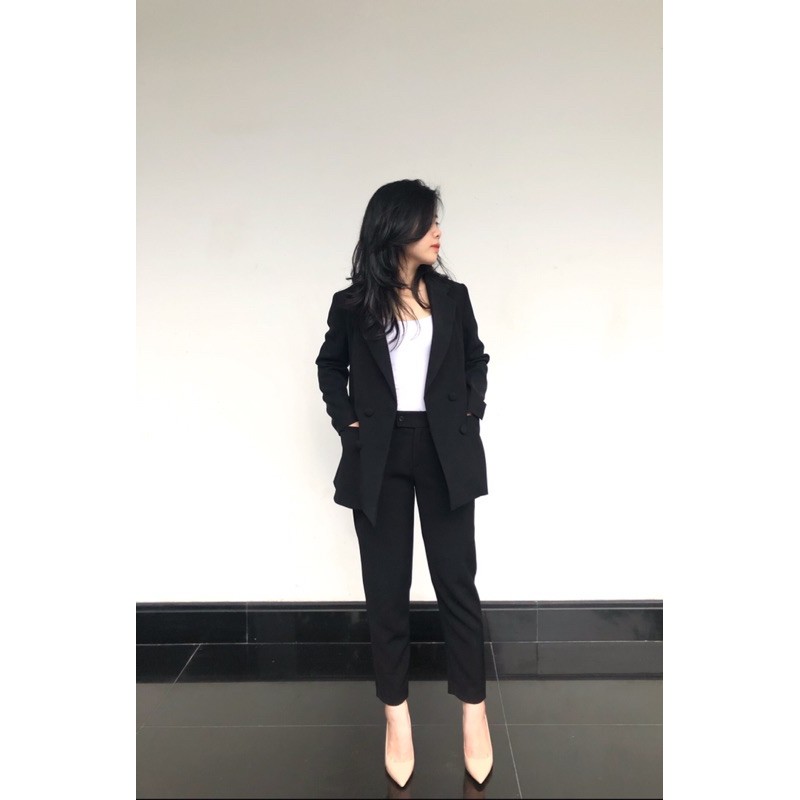 Set áo Blazer và quần Baggy