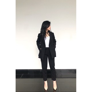 Set áo Blazer và quần Baggy