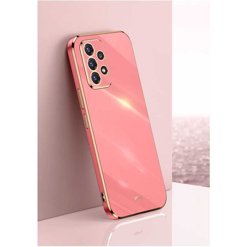 Ốp điện thoại chống sốc mạ viền thời trang sang trọng cho Samsung Galaxy A32 A22 4G A52 A52s A72 A82 5G