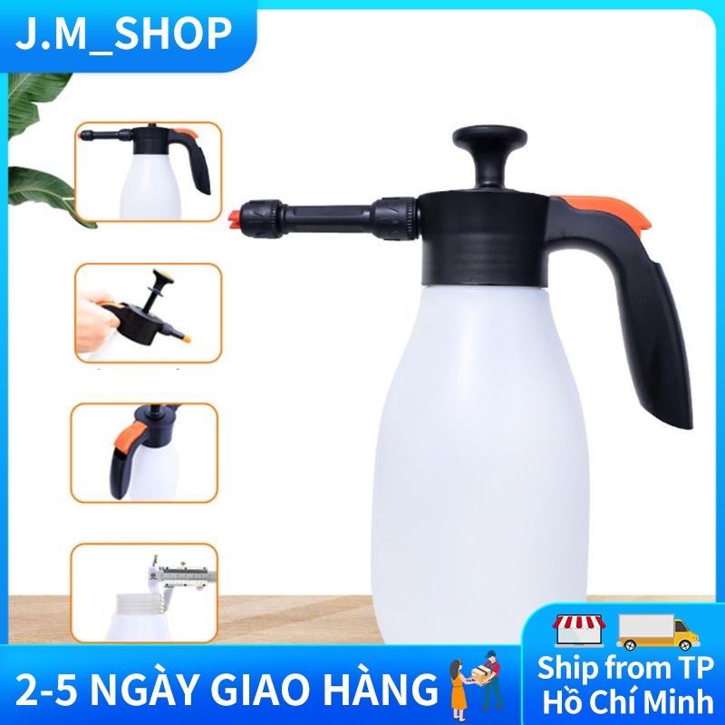 MONQIQI Bình phun 1.5L Máy phun nước cầm tay Máy bơm phun áp lực Chai Máy phun nước Chai cho cây hoa
