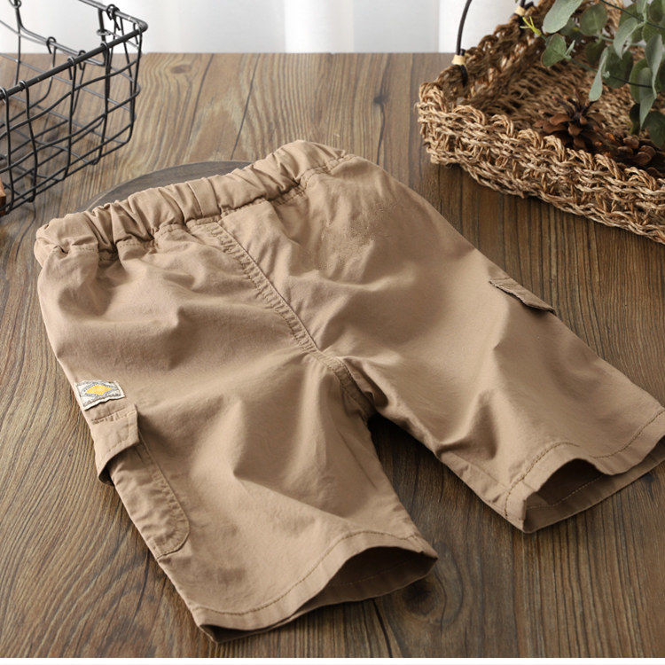 Quần đùi kaki phong cách thể thao năng động cho bé trai