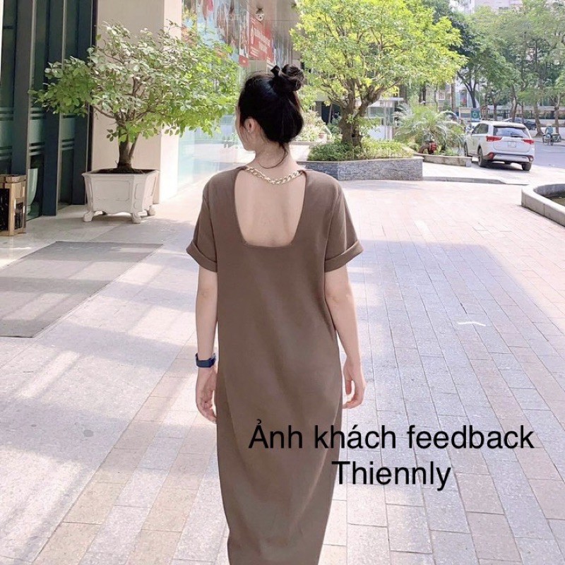( Ảnh thật ) V0441 Váy cotton lưng vuông xích | BigBuy360 - bigbuy360.vn