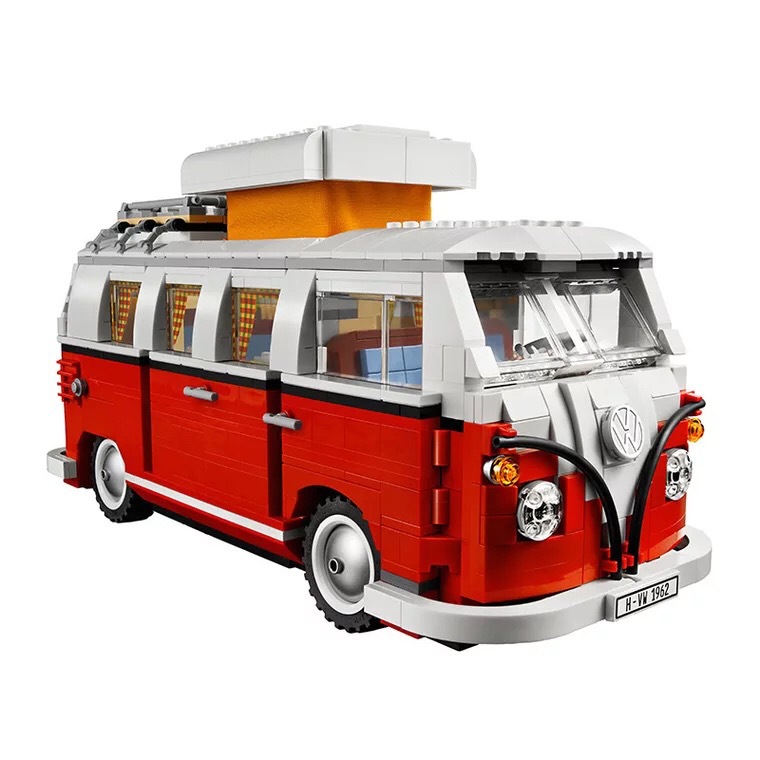 LEGO Bộ Đồ Chơi Lắp Ráp Mô Hình Xe Volkswagen T1 10220 Cho Bé 1332 Pcs Lepin21001