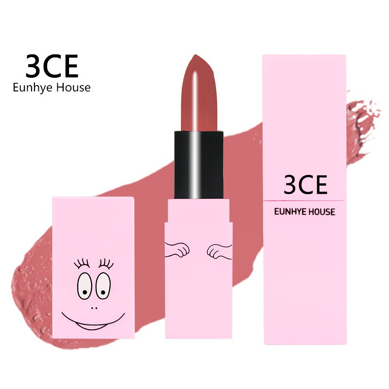 Beauty Makeup 3CE Eunhye House Baba Dad Lipstick Moisturizing Nourishing Matte Lip Gloss