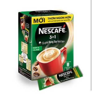 Hộp 20 gói x 17g NESCAFE 3in1 Rang xay Đậm Vị Cà Phê (NET XANH)