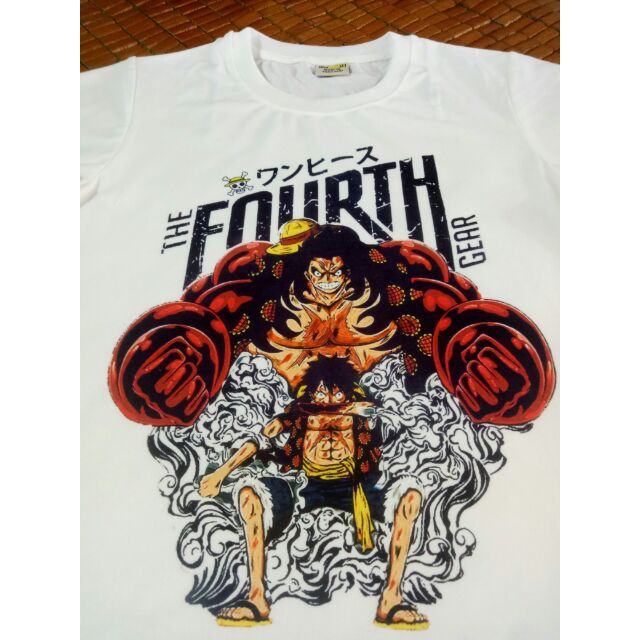 Áo thun one piece luffy gear 4 siêu ngầu kèm ảnh thật (in tại shop) - hàng cực xinh