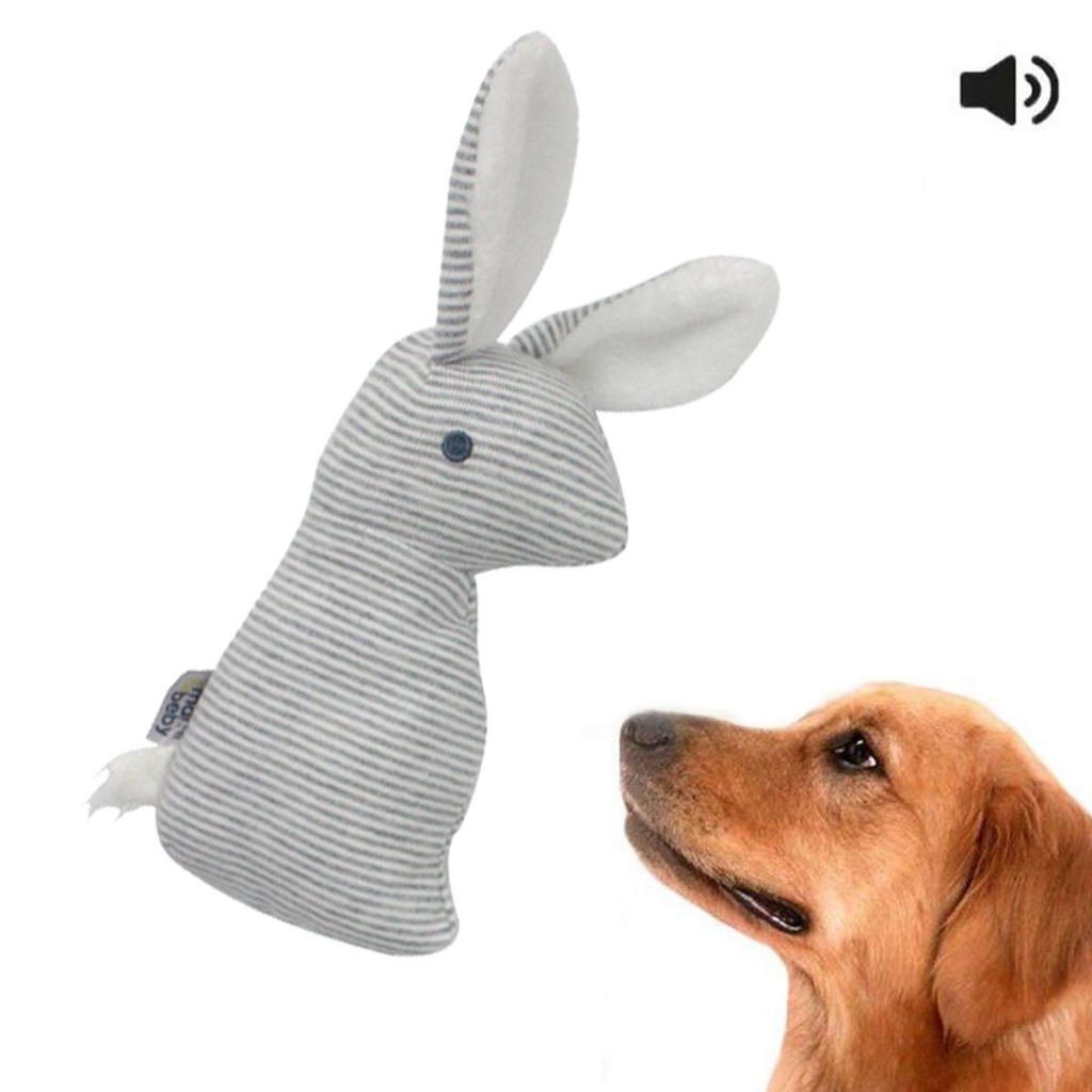 Thỏ Nhồi Bông Phát Ra Tiếng Kêu Vui Nhộn Dễ Thương