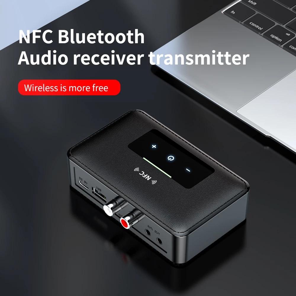 [COD] Thiết Bị Nhận Tín Hiệu Bluetooth 5.0 NFC Sang 2 RCA AUX